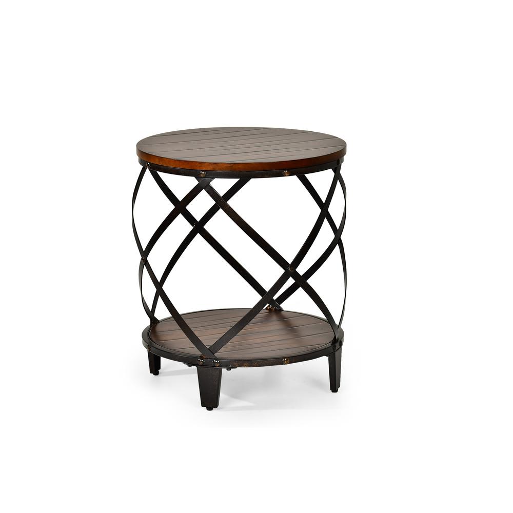 Winston Round End Table. Picture 1