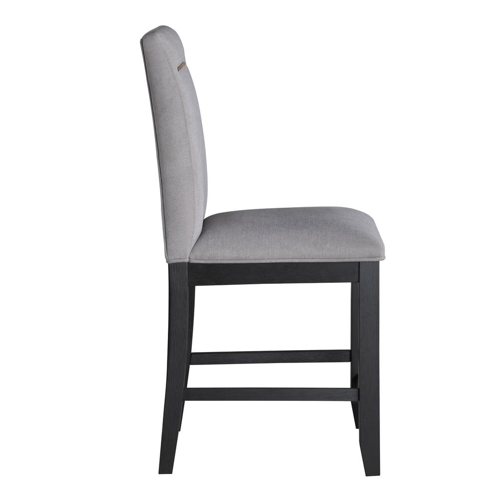 Yves Counter Chair - Grey (set of 2). Picture 5
