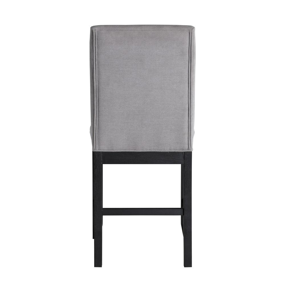 Yves Counter Chair - Grey (set of 2). Picture 6