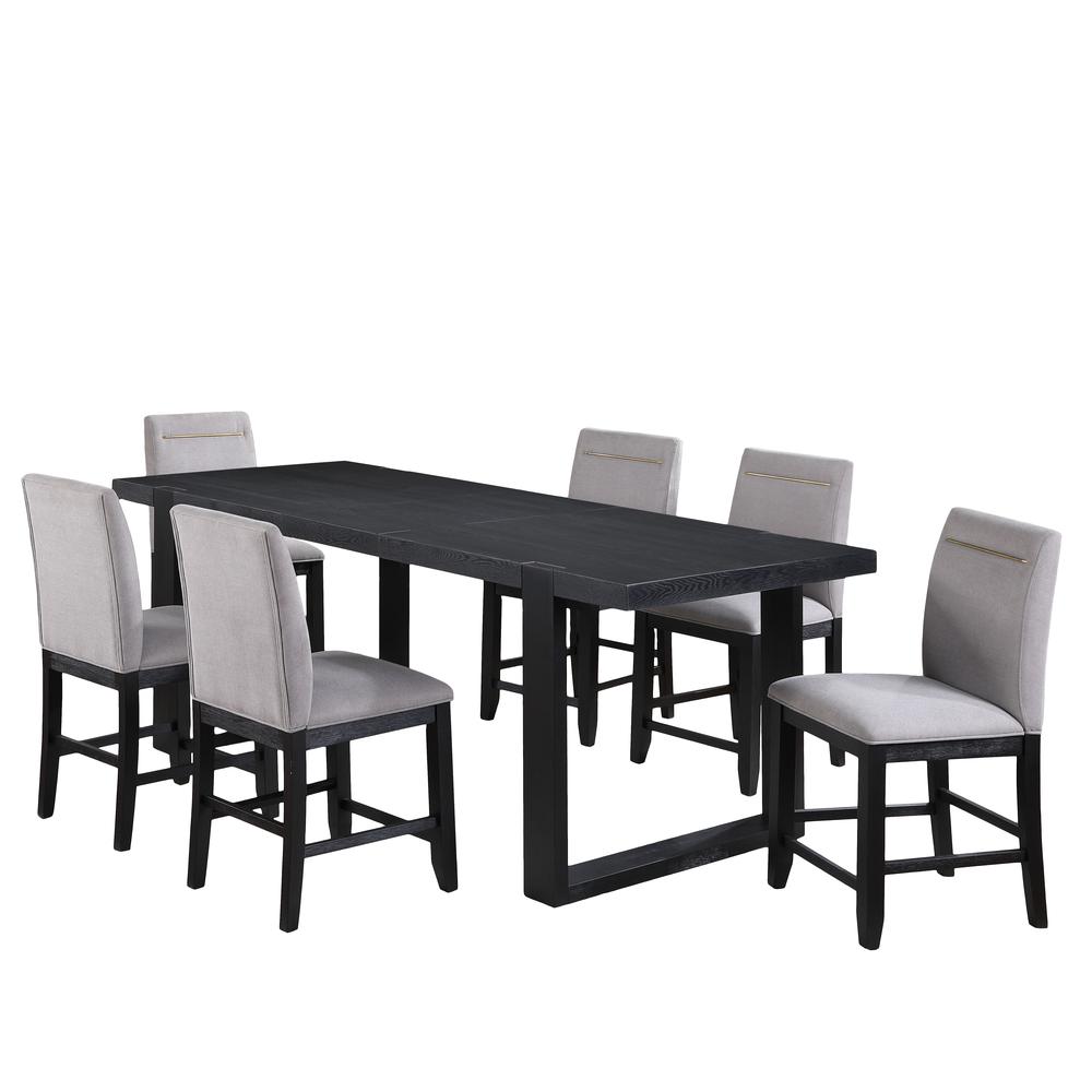 Yves 7pc Counter Height Dining Set. Picture 2