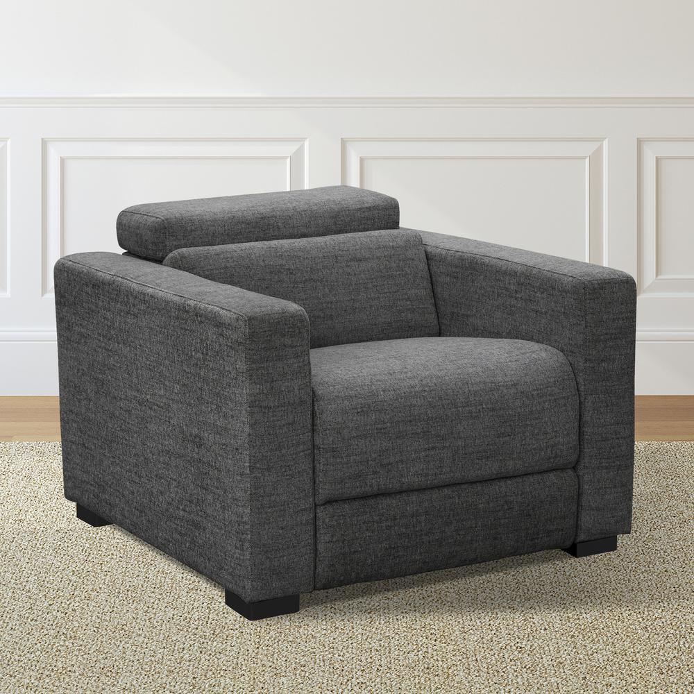 Zara Power Reclining Chair - Charcoal. The main picture.
