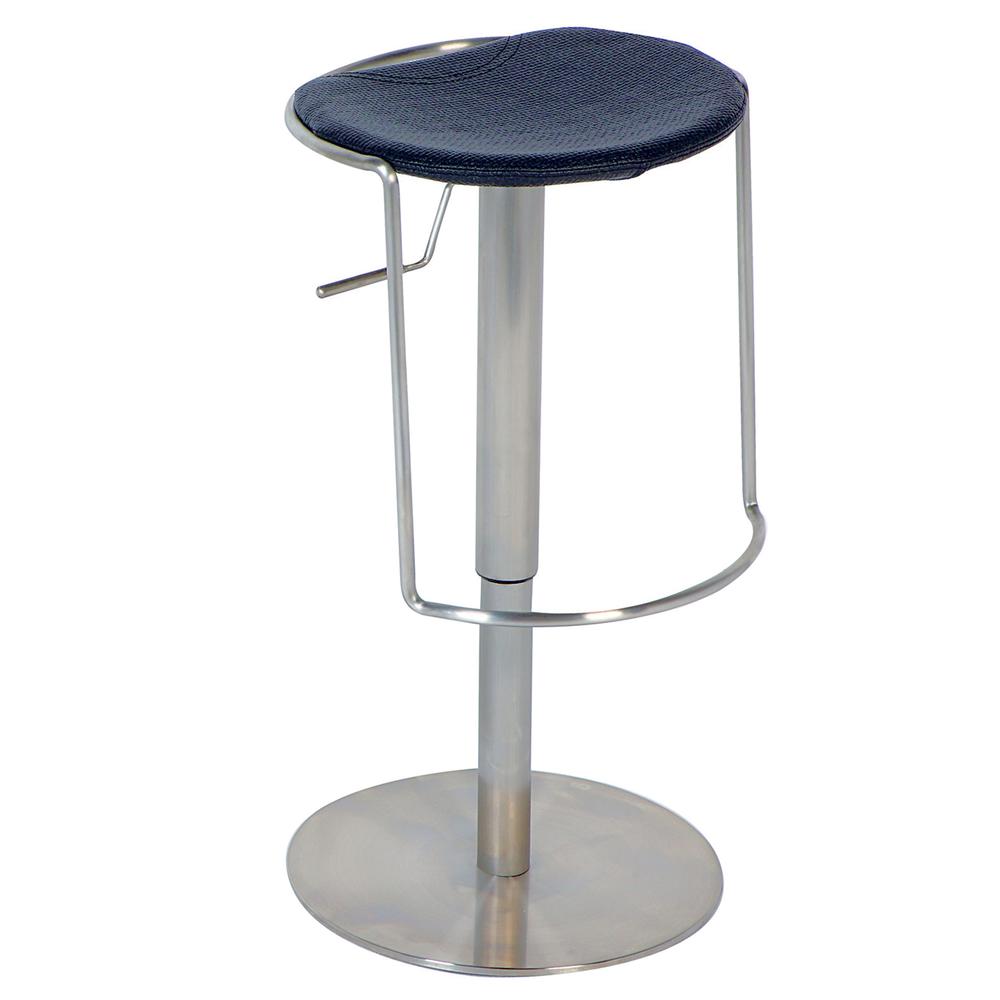 Pneumatic-Adjustable Swivel Stool, 0535-AS-BLK. The main picture.