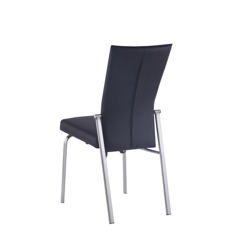 Motion Back Side Chair - Set Of 2, Black. Picture 2