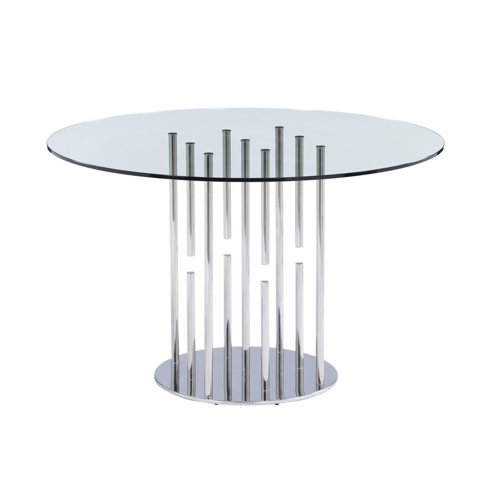 Contemporary Floating Pedestal Dining Table. Picture 1