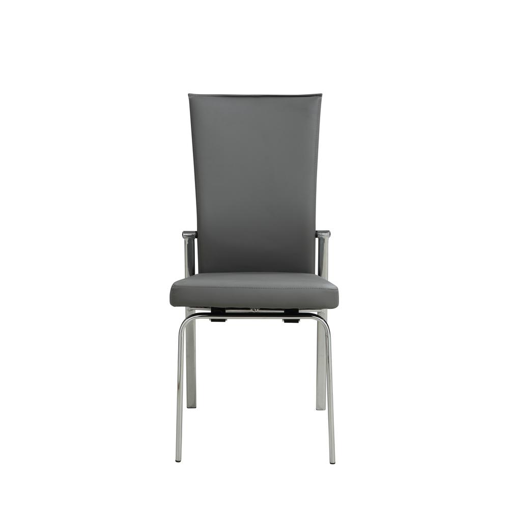 Motion Back Side Chair - Set Of 2, Gray. Picture 3