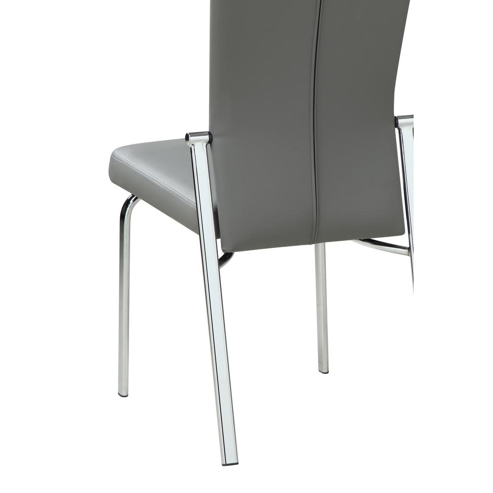 Motion Back Side Chair - Set Of 2, Gray. Picture 5