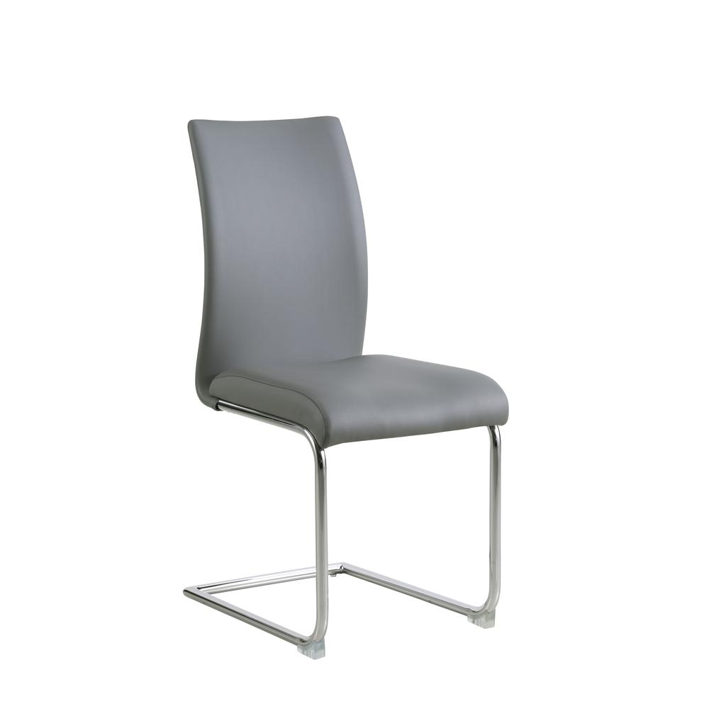 Modern Contour Back Cantilever Side Chair, JANE-SC-GRY. Picture 1