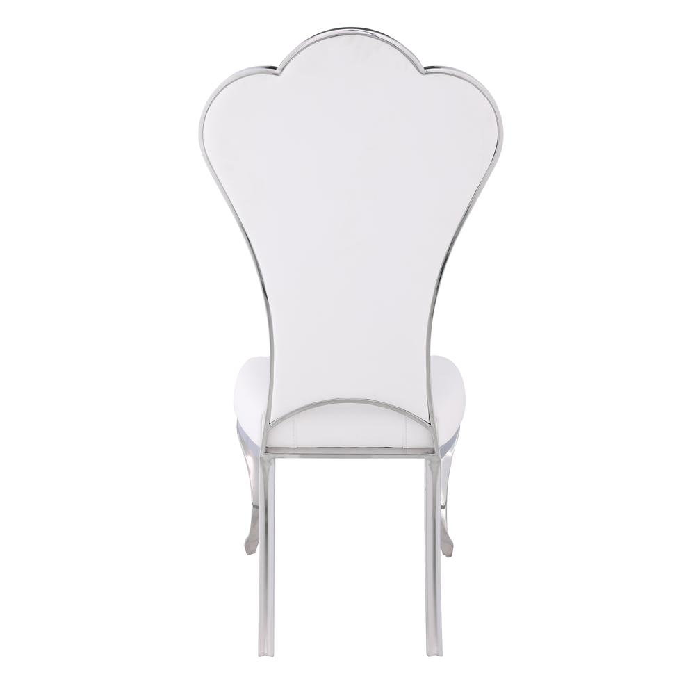 Shell Back Side Chair - Set Of 2, White. Picture 5