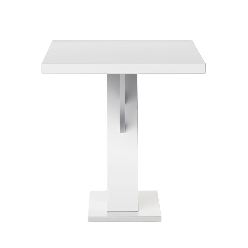 Linden Dining Table, Gloss White. Picture 5