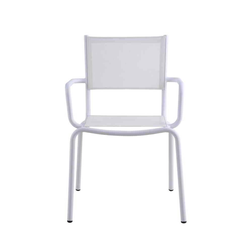 Outdoor Arm Chair w/ Aluminum Frame - 4 per box. Picture 2