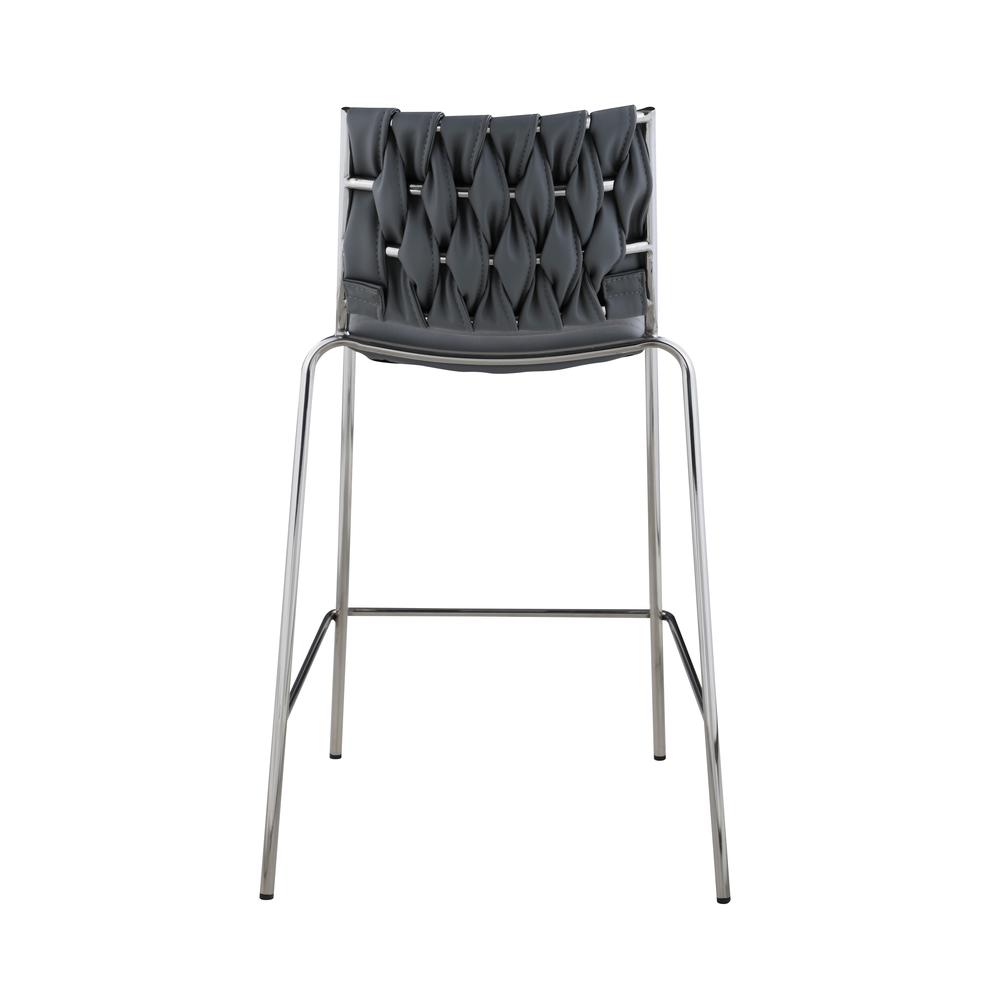 Contemporary Stackable Counter Stool w/ Weave Back. Picture 4