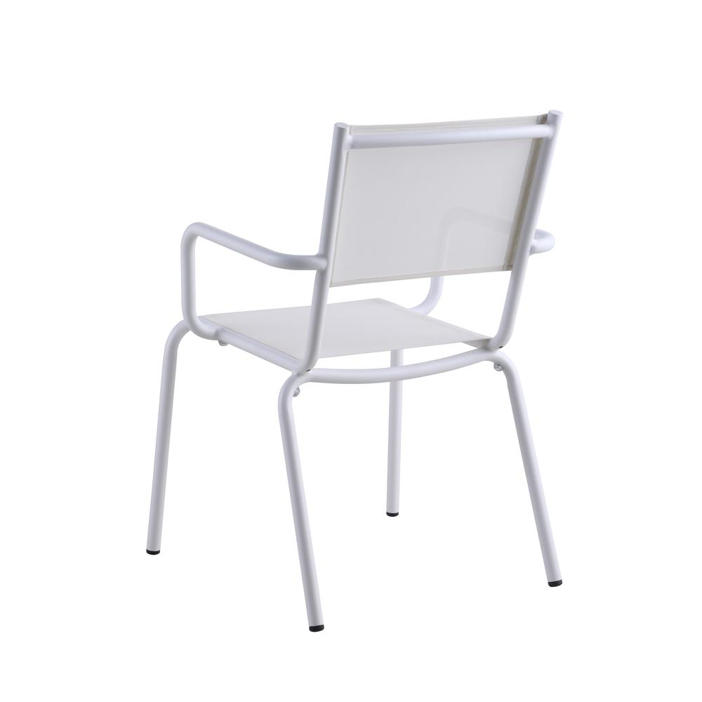 Outdoor Arm Chair w/ Aluminum Frame - 4 per box. Picture 5