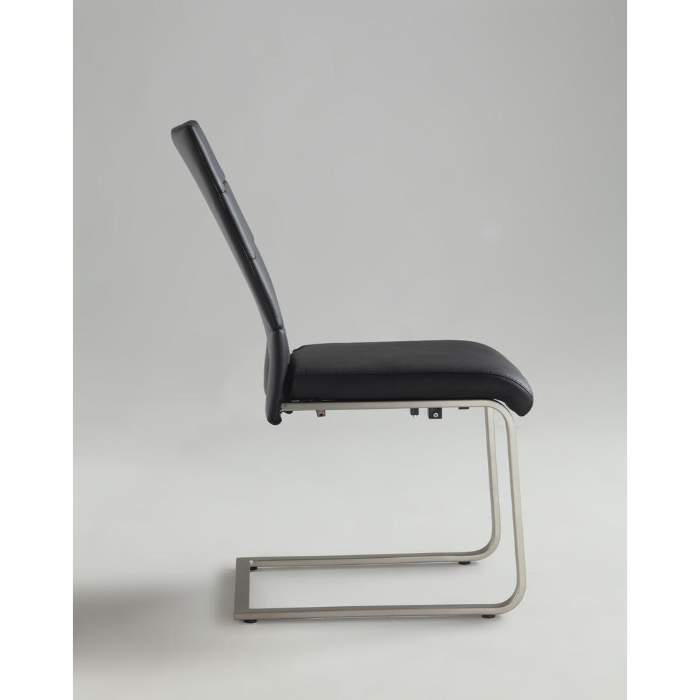 Motion Back Cantilever Side Chair, SAVANNAH-SC-BLK. Picture 2