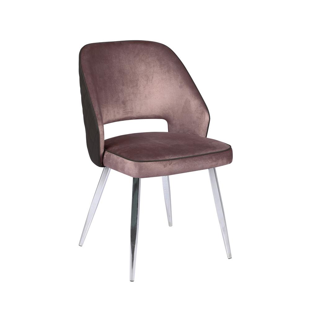 Contemporary 2-Tone Open Back 2-Tone Side Chair. Picture 4