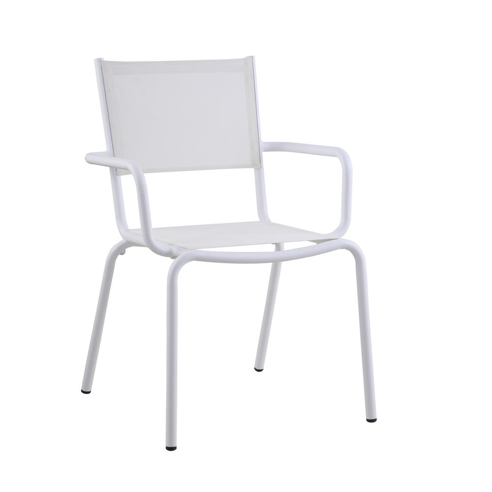 Outdoor Arm Chair w/ Aluminum Frame - 4 per box. Picture 1