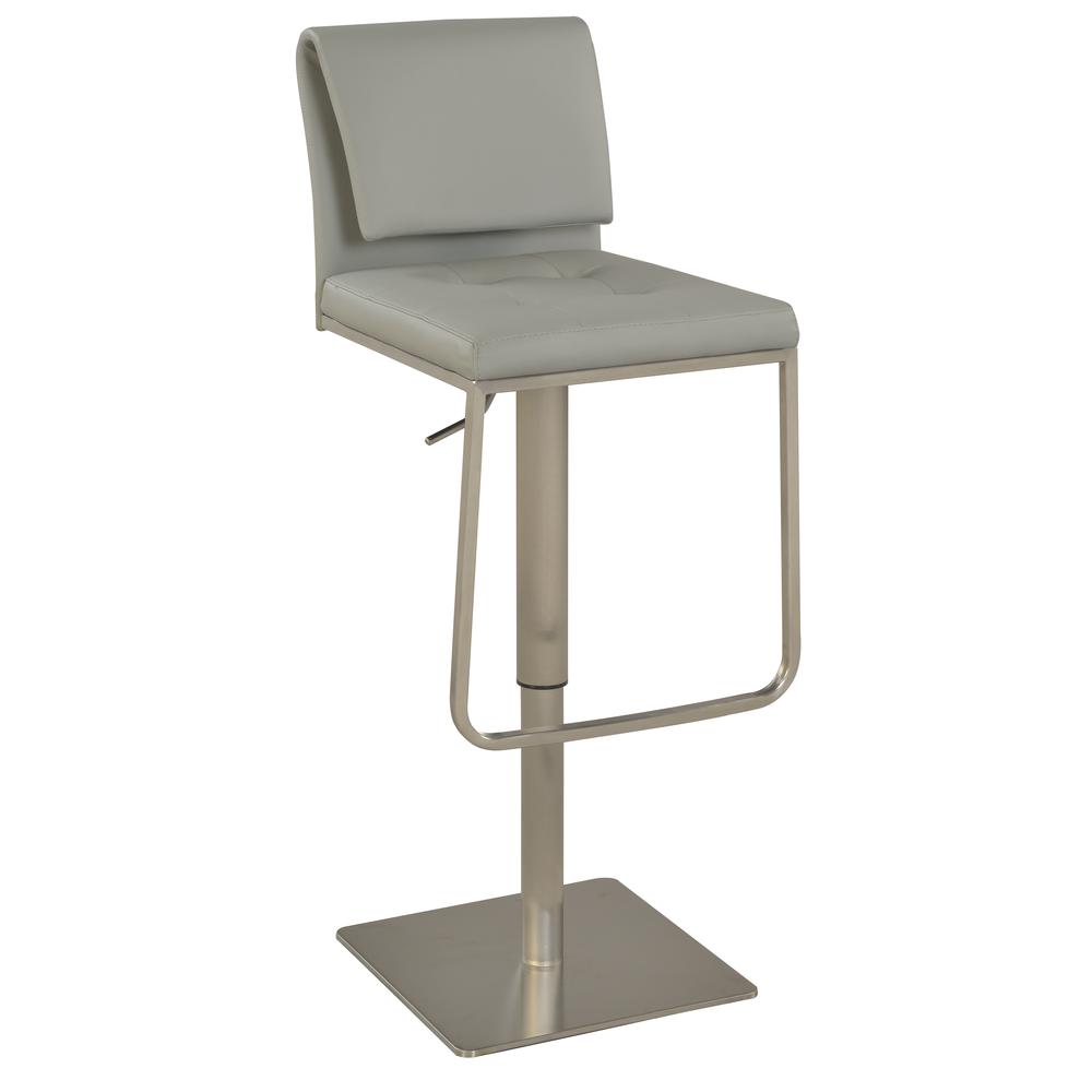 Contemporary Pneumatic Stool, Gray. Picture 5