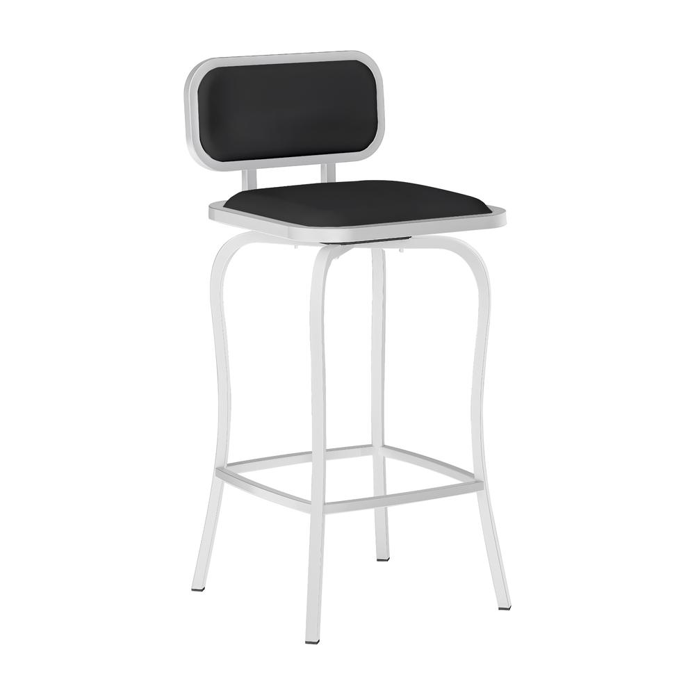 Modern Swivel Counter Stool, Black. Picture 1