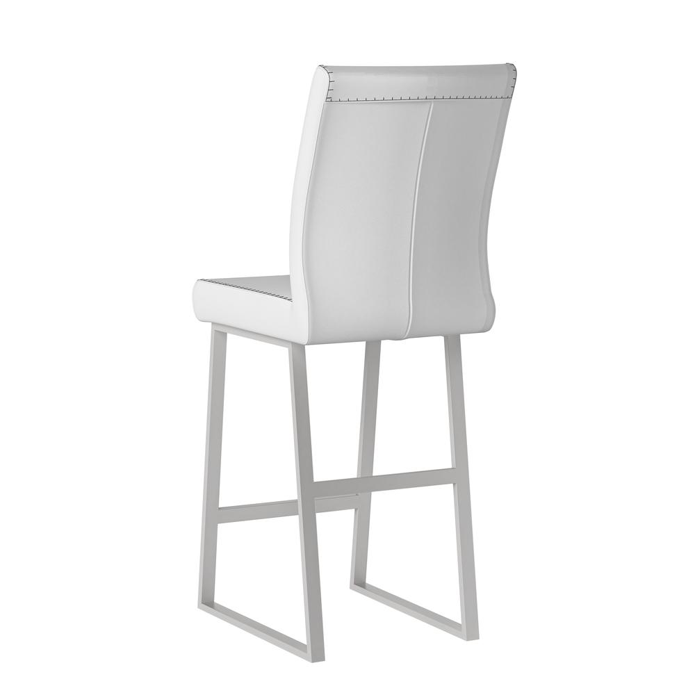 Contemporary Counter Height Stool w/ Highlight Stitching. Picture 5