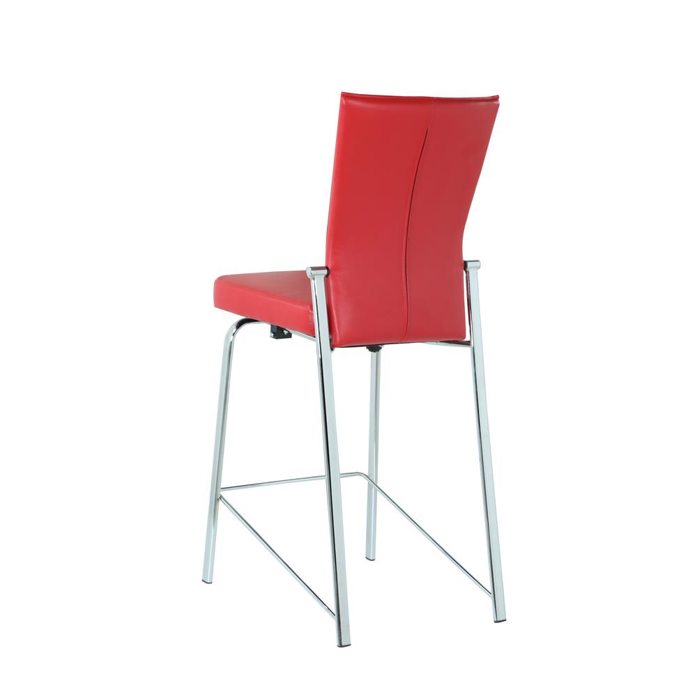 Motion Back Counter Stool, Red. Picture 4