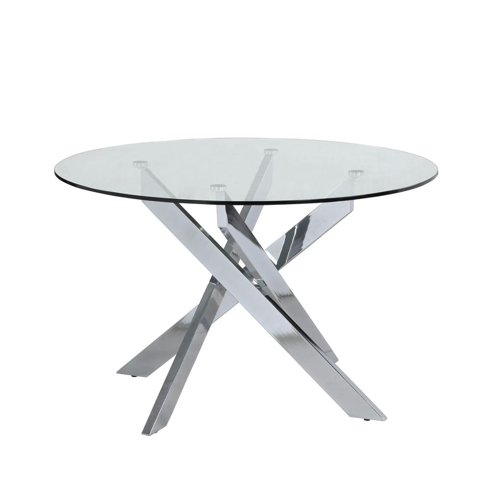 Dusty Dining Table, Chrome. Picture 2