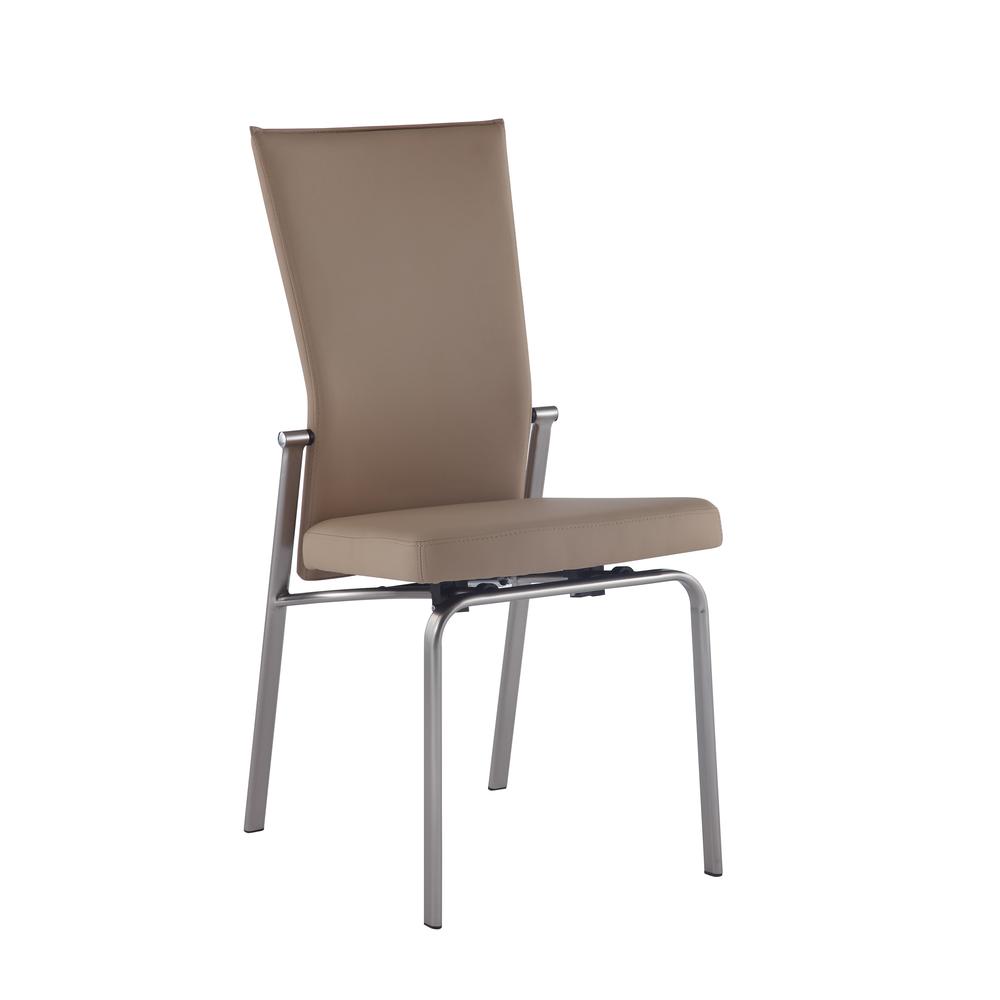 Motion Back Side Chair - Set Of 2, Beige. Picture 1