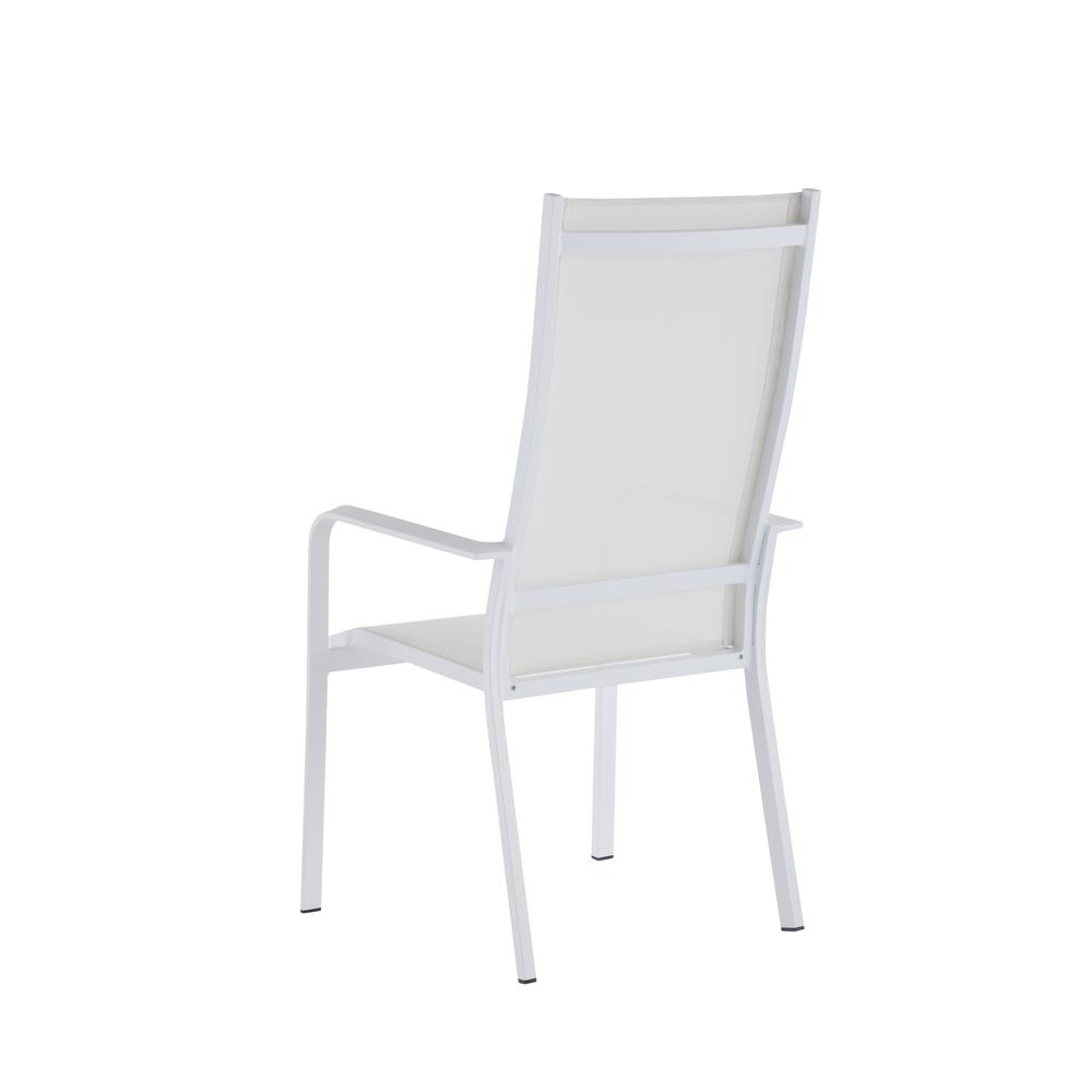 Contemporary High Back Outdoor Chair with Sling Seat - 2 per box. Picture 3