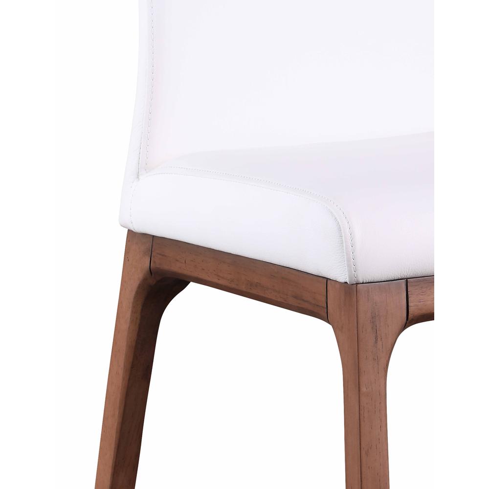 Modern Counter Stool w/ Solid Wood Base. Picture 8
