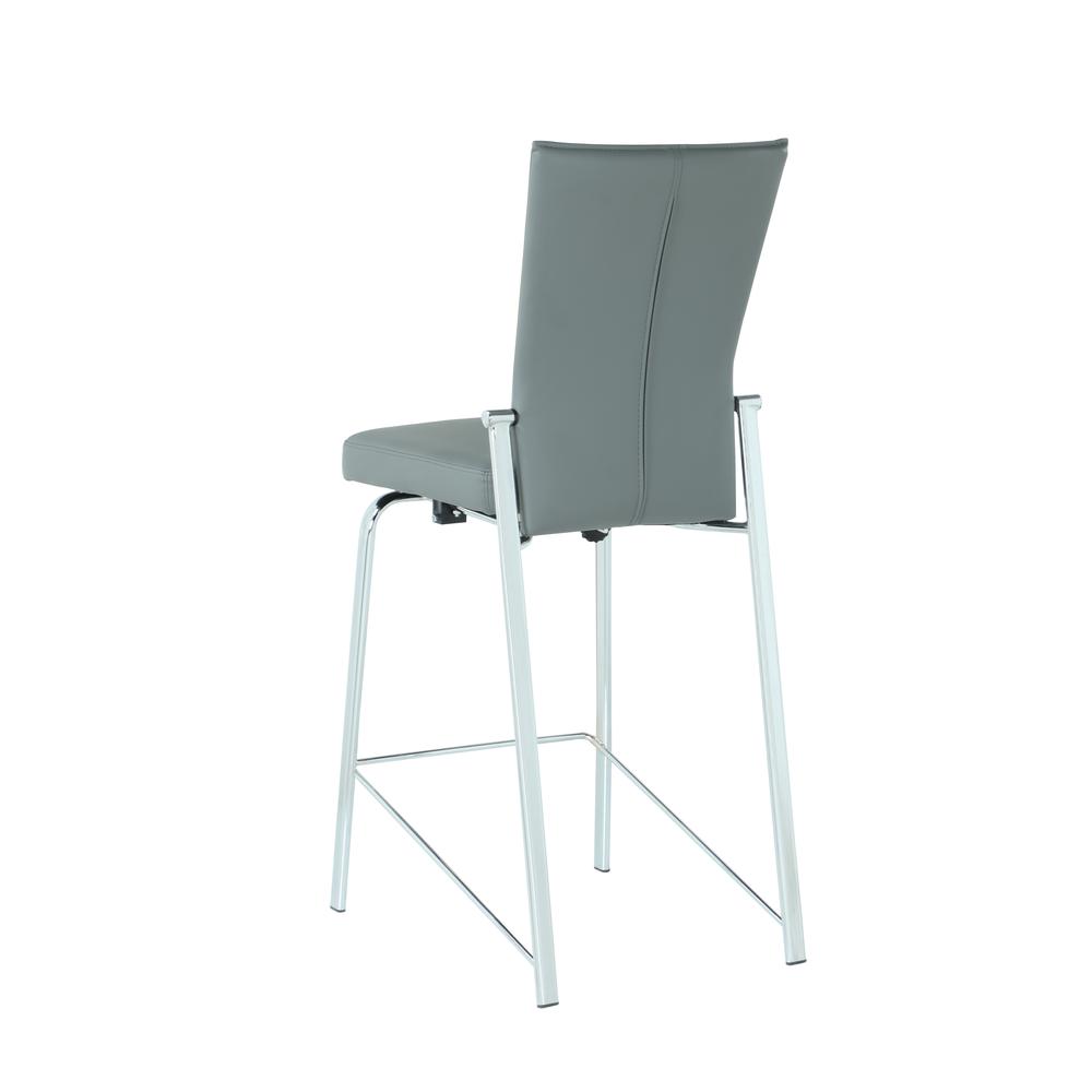 Contemporary Motion Back Bar Stool with Chrome Frame. Picture 4