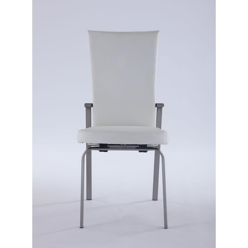Motion Back Side Chair - Set Of 2, White. Picture 9
