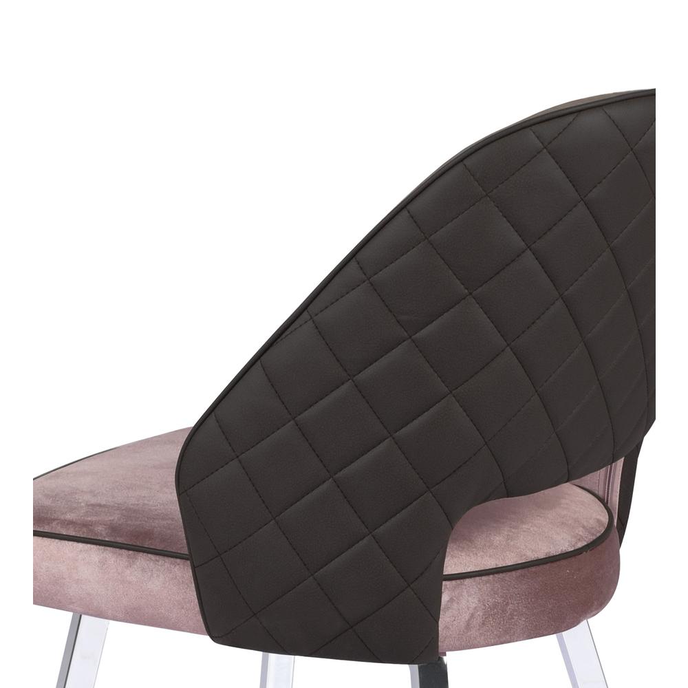 Contemporary 2-Tone Open Back 2-Tone Side Chair. Picture 9
