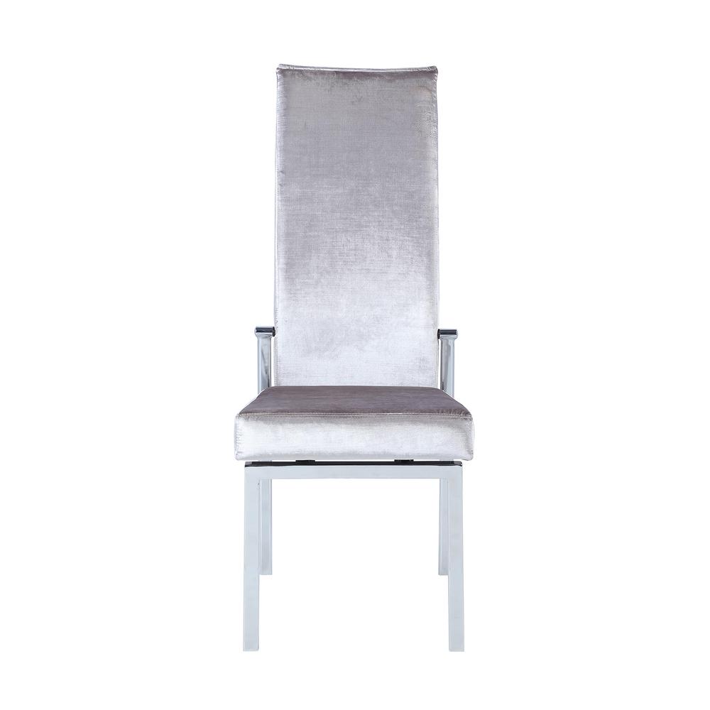 Contemporary Motion Back Side Chair w/ Chrome Frame. Picture 4
