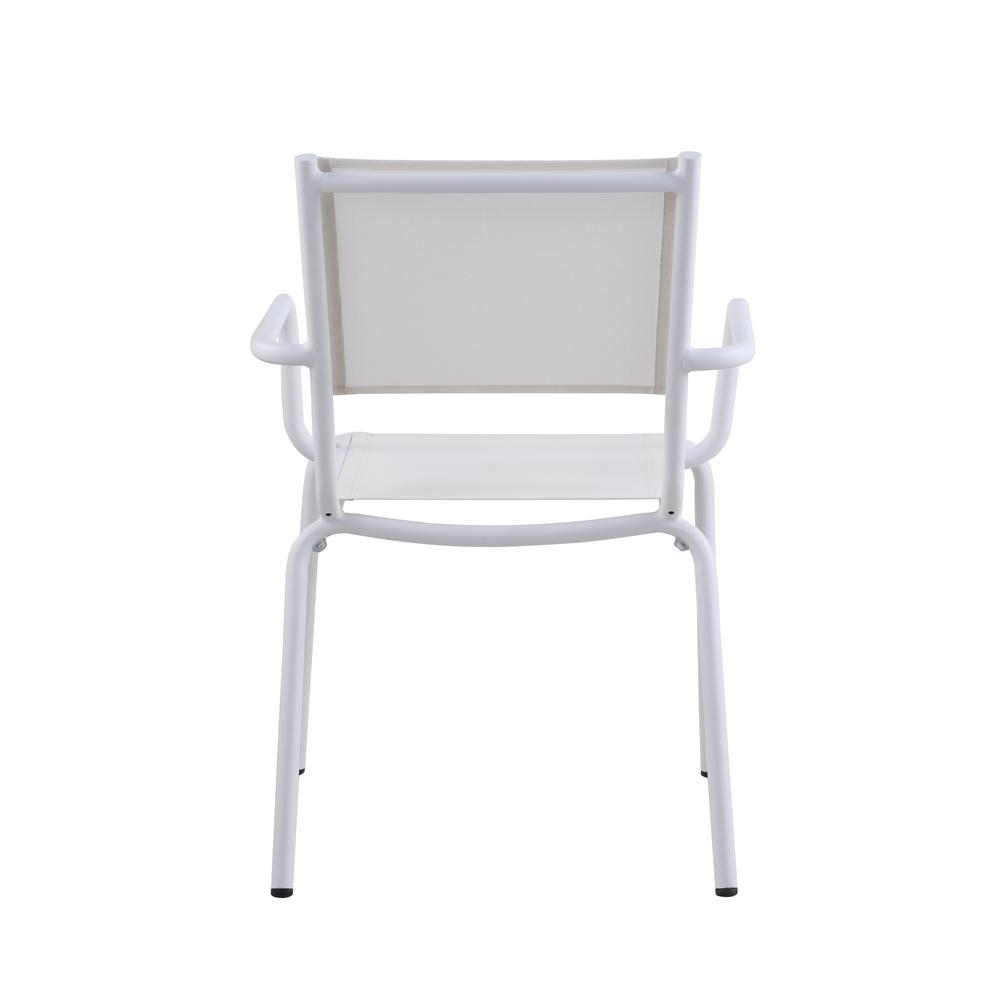 Outdoor Arm Chair w/ Aluminum Frame - 4 per box. Picture 4