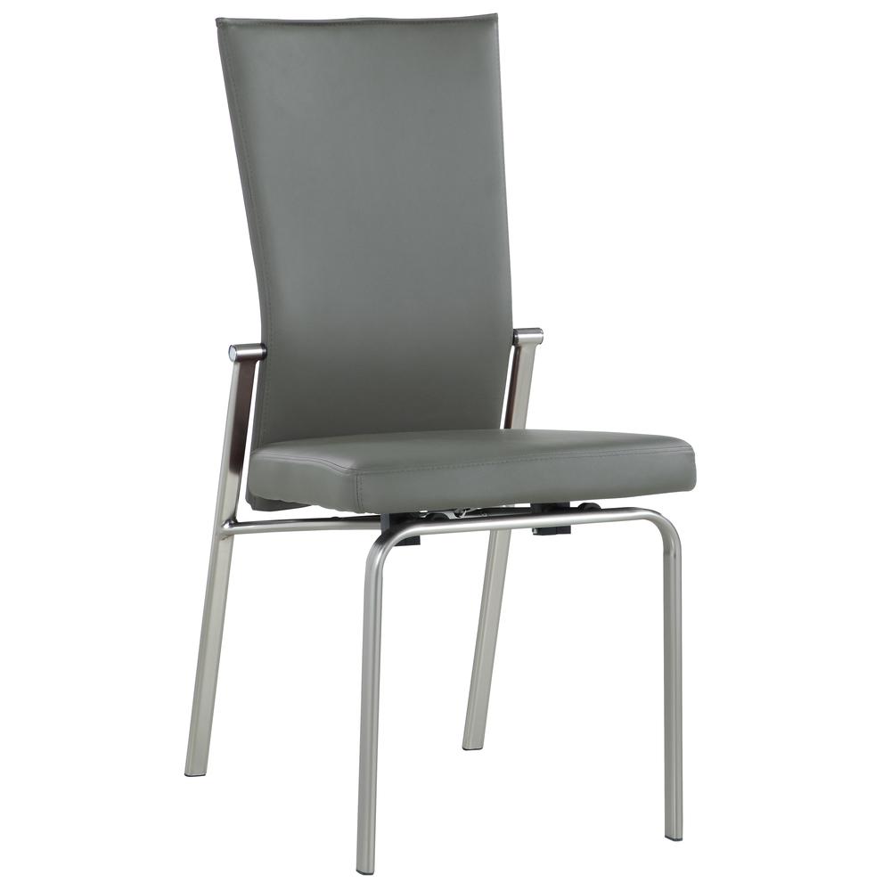 Motion Back Side Chair - Set Of 2, Gray. Picture 1