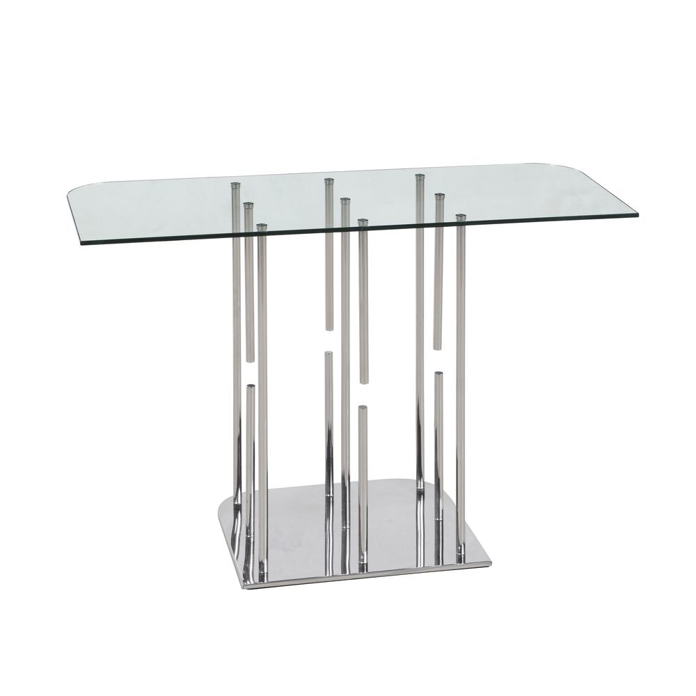 Contemporary Floating Pedestal Sofa Table. Picture 5