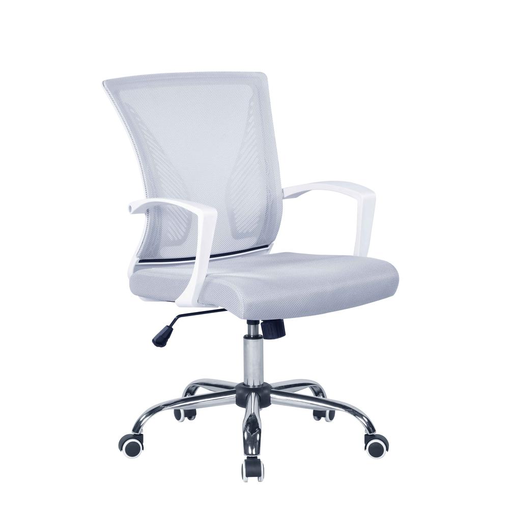 Contemporary Pneumatic Adjustable-Height Computer Chair. Picture 3