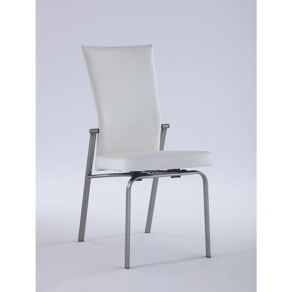 Motion Back Side Chair - Set Of 2, White. Picture 3