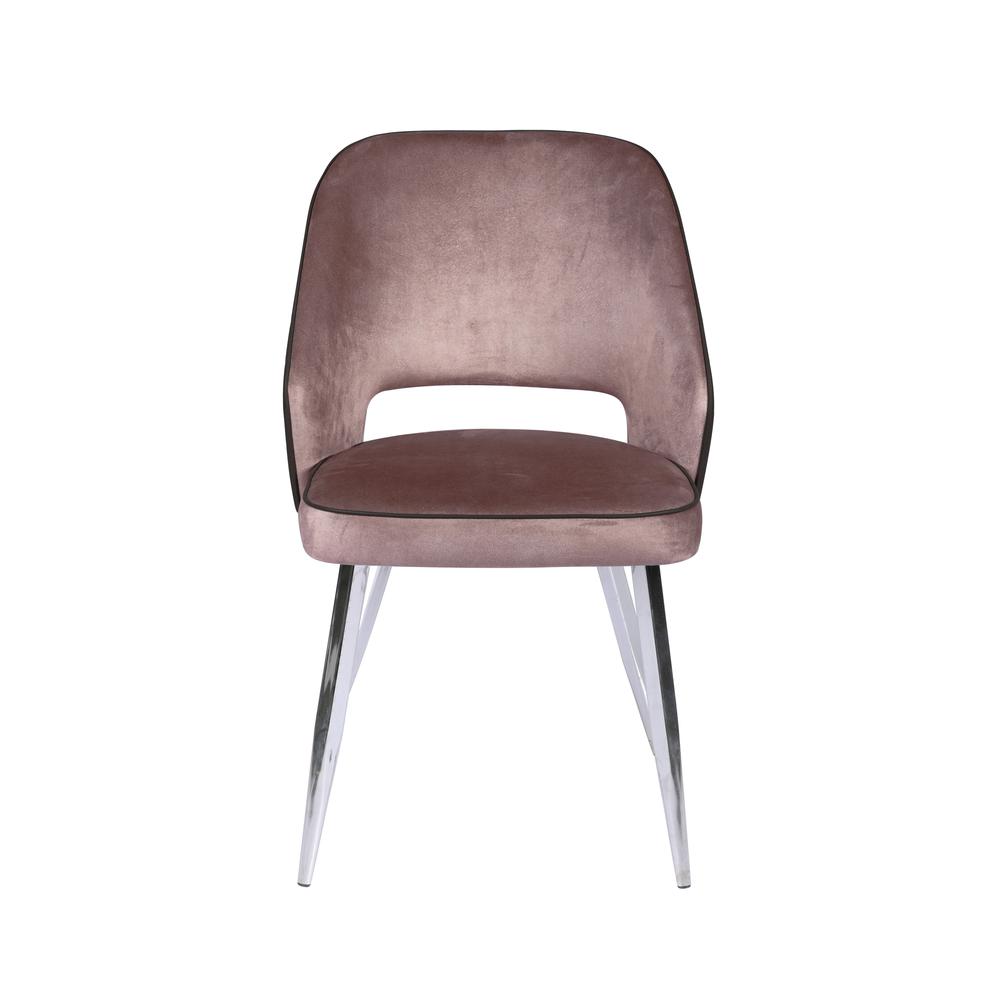 Contemporary 2-Tone Open Back 2-Tone Side Chair. Picture 5