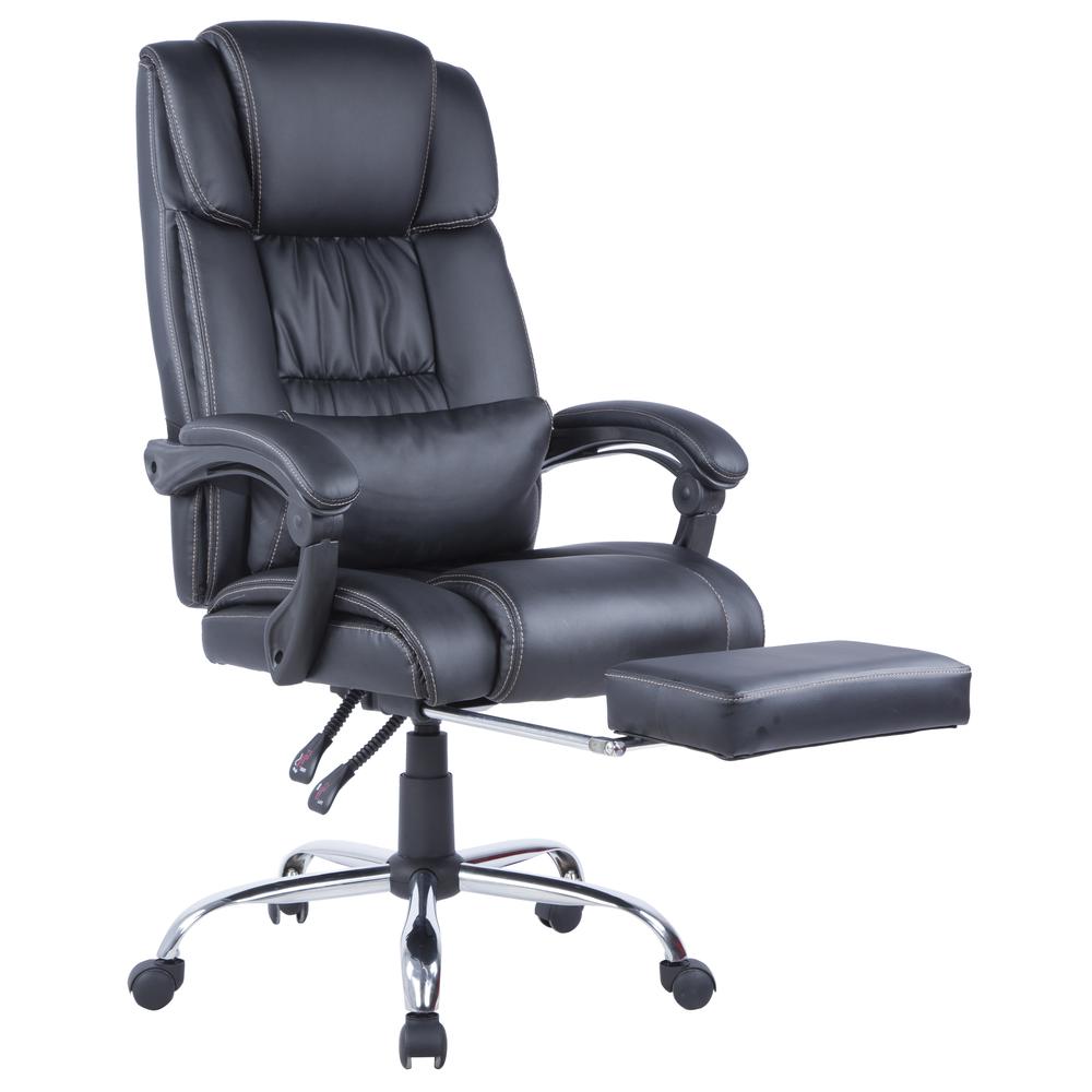Modern Ergonomic Computer Chair, Black. Picture 1