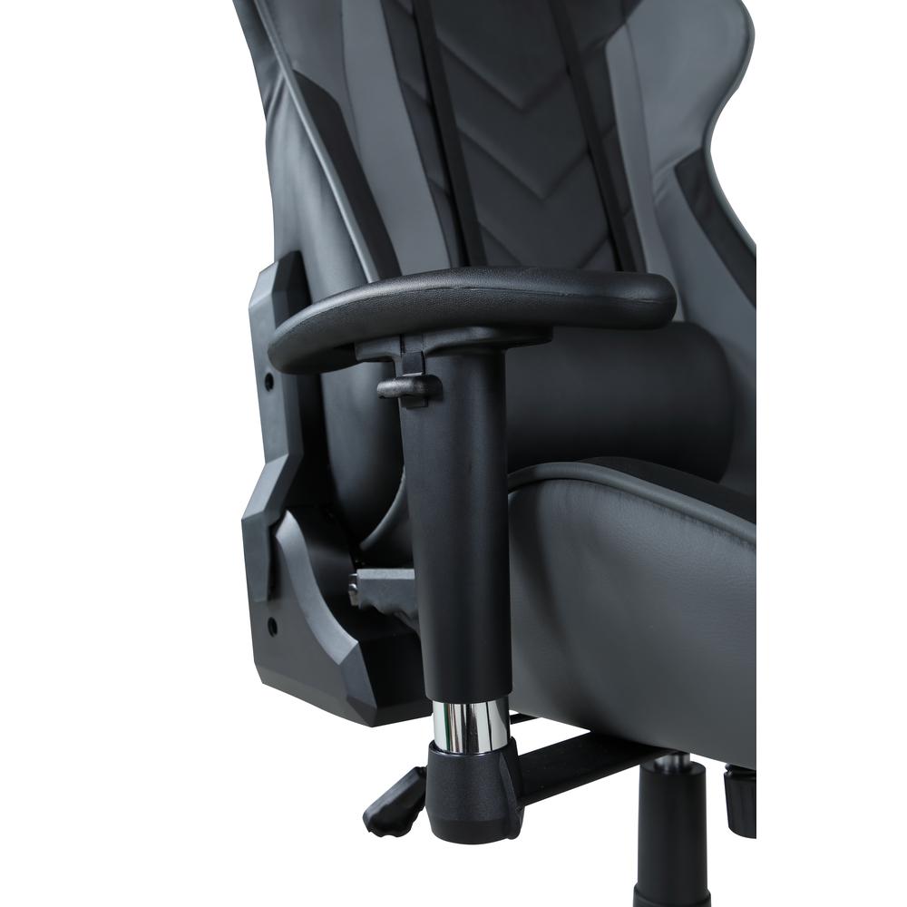 Modern Ergonomic Computer Chair, Silver. Picture 7
