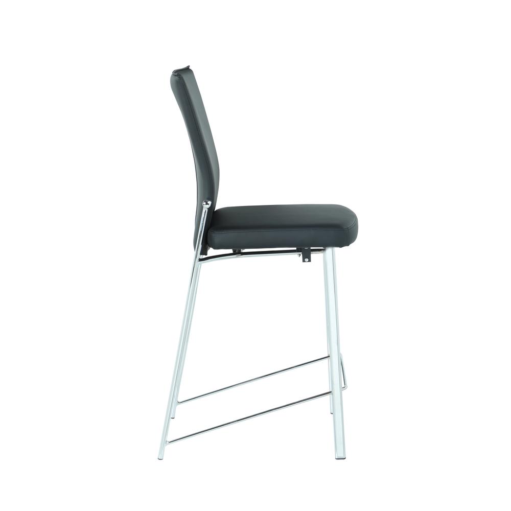 Motion Back Counter Stool, Black. Picture 2