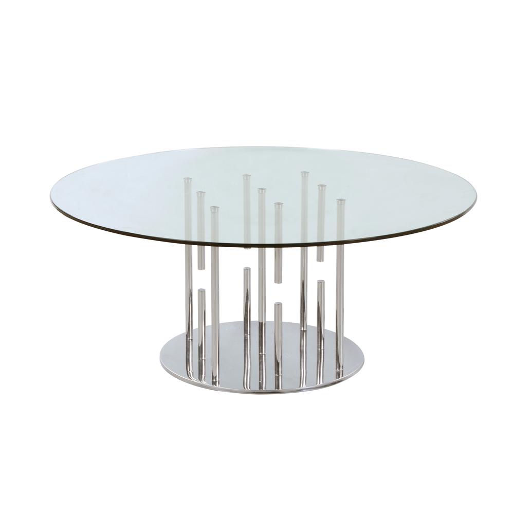 Contemporary Floating Pedestal Cocktail Table. Picture 1