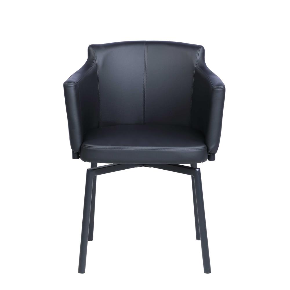 Modern Club Arm Chair w/ Memory Swivel. Picture 4
