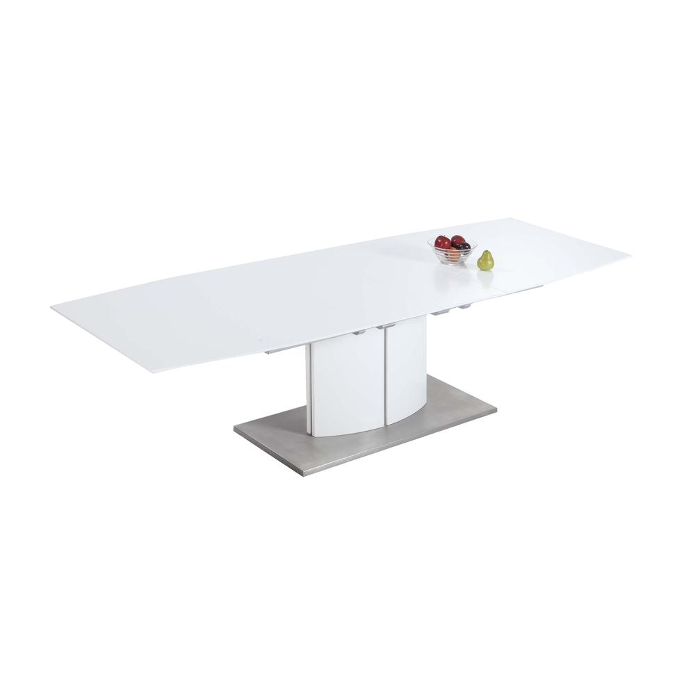 Elizabeth Dining Table, Matte White. Picture 2