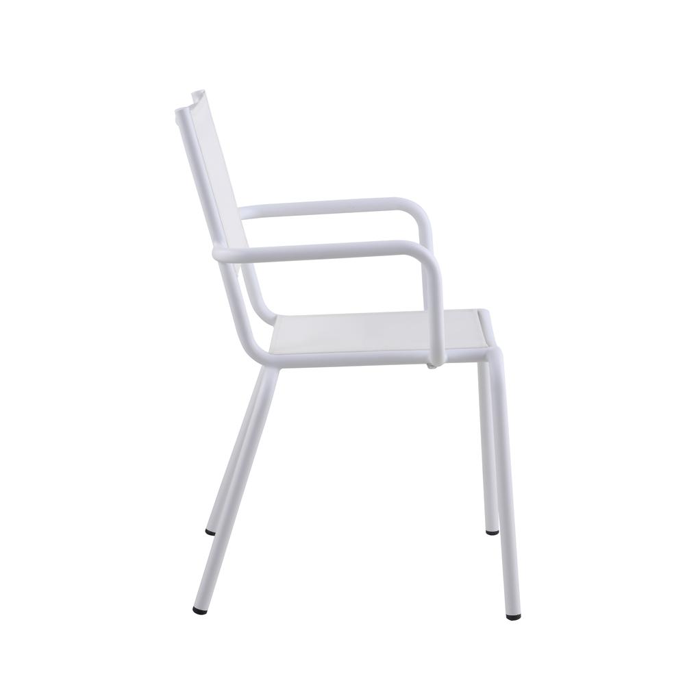 Outdoor Arm Chair w/ Aluminum Frame - 4 per box. Picture 3