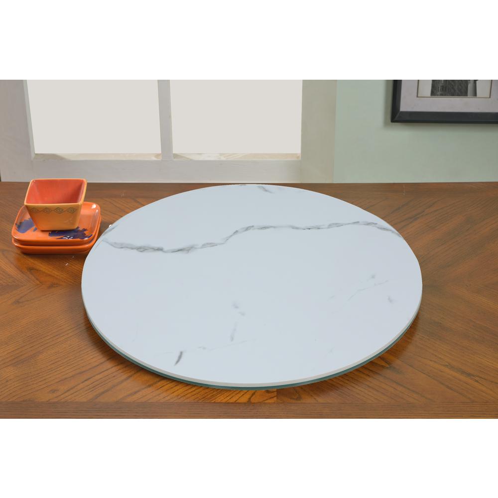 23" Round 5.5Mm Ceramic Lazy Susan, Gloss. Picture 2