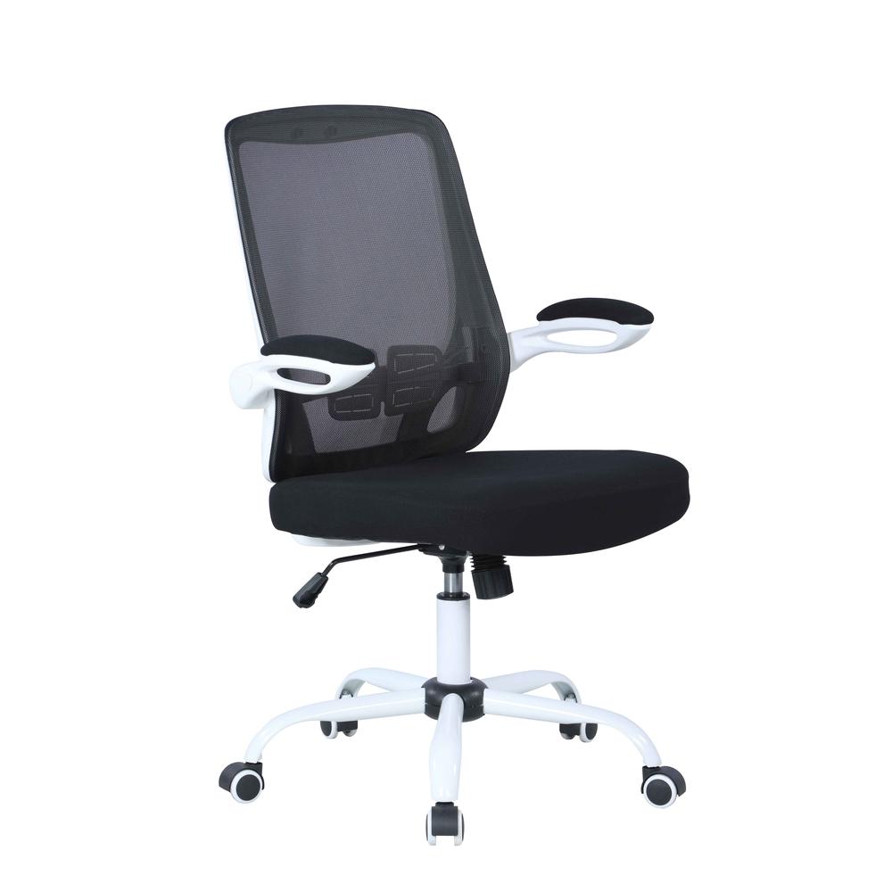 Modern Height Adjustable Computer Chair w/ Padded Arms. Picture 1