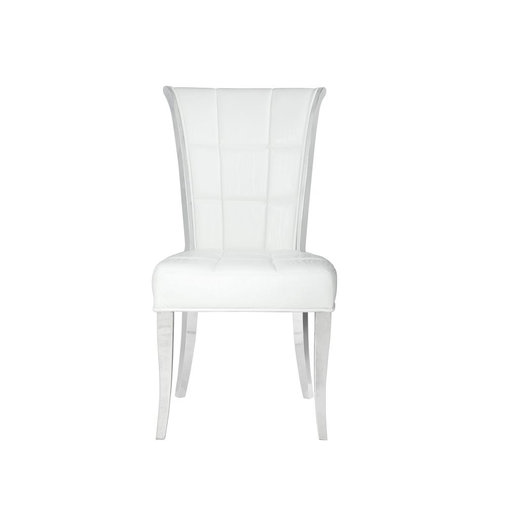 Contemporary Tufted Side Chair. Picture 2