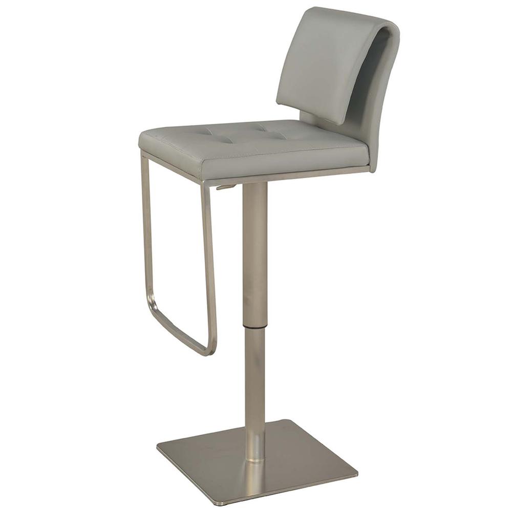 Contemporary Pneumatic Stool, Gray. Picture 4