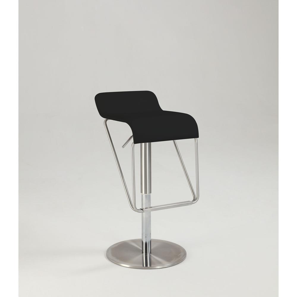 Low Back Pneumatic-Adjustable Swivel Stool. Picture 1