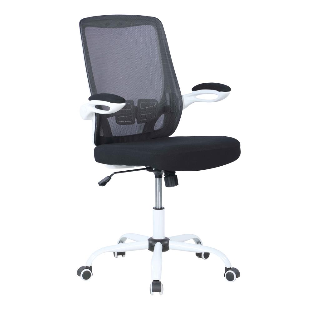 Modern Height Adjustable Computer Chair w/ Padded Arms. Picture 4
